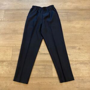 DONNKENNY Pull On Pants ~ Sz 10 ~ Blue ~ High Rise ~ 28" Inseam ~ Elastic Waist